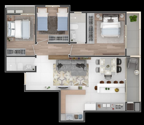 Imagem 12 de 12 de Apartamento De 3 Dormitórios - 57_1