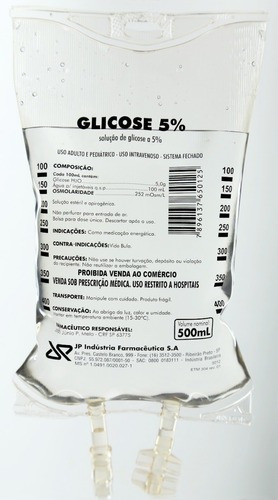 Soro Glicose 5% 500ml 5 Unidades