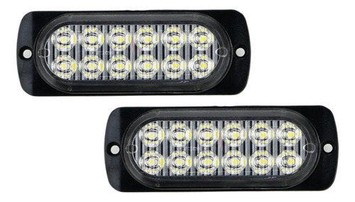 Foco Luz Estrobo Flash 18 Funciones 12 Led Multi Volt Par