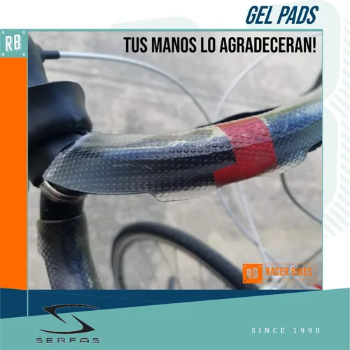 El actual El cuarto paso Inserciones De Gel Serfas Para Manubrio Bicicleta Ruta (se Coloca Bajo Cinta)  - Racer Bikes