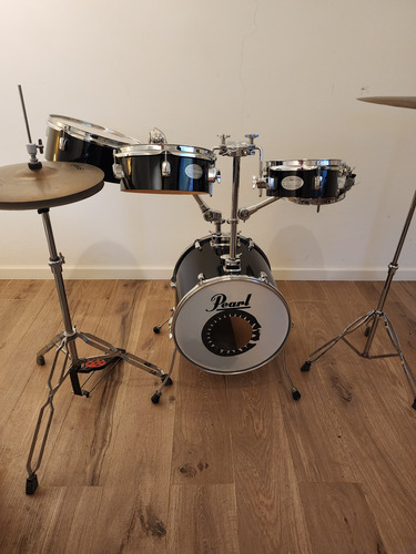Bateria Pear Traveller Impecable Estado Azul Oscuro (Usado)