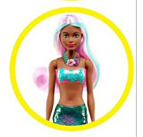 Barbie Color Reveal Mermaid Negra Ácqua Estilo Surpresa