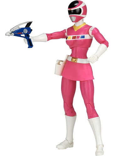 Power Rangers In Space - Figura De Legado De Ranger Rosa De 