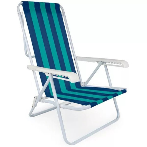 Silla Playa Plegable Mor Acero 8 Posiciones (2005)