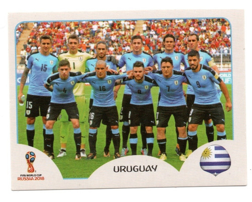 Figuritas De Rusia 2018, Uruguay, Buen Estado