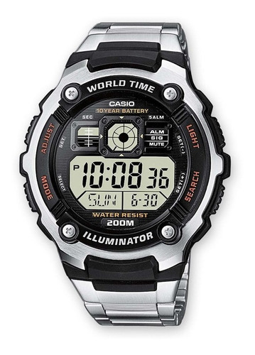 Reloj Casio Caballero Acero Inoxidable Ae-2000wd-1avcf