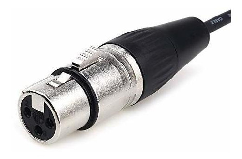 Conexion Microfono Mini Xlr Dama Para Camara De4k Bolsillo