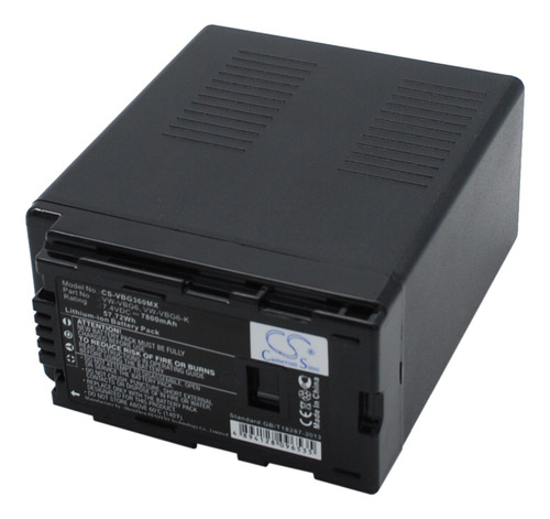 Bateria Para Panasonic Cga-e625 Hdc-dx1 Hdc-dx1eg-s Hdc-dx3