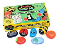 Comprar Kit Creativo Arte Grande Pinta Piedras Manualidades Pintura
