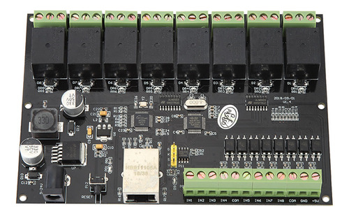 Controlador De Red Web Relay De 8 Vías Ethernet Tcp/ip Activ