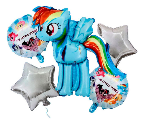 Bouquet My Little Pony Azul Rainbow Dash Caballo 