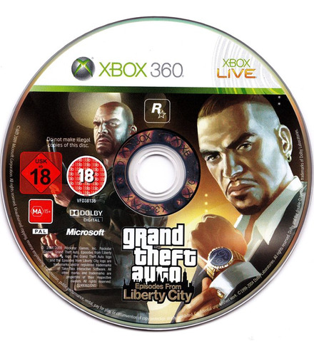 Gta Grand Theft Auto: Episodes From Liberty City - Xbox 360 (Usado)
