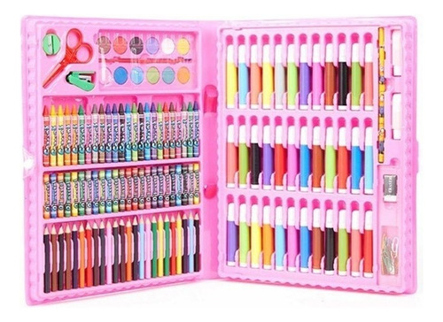 Ay Niños Pintura Set Acuarela Pluma Lápiz Pincel Marcador