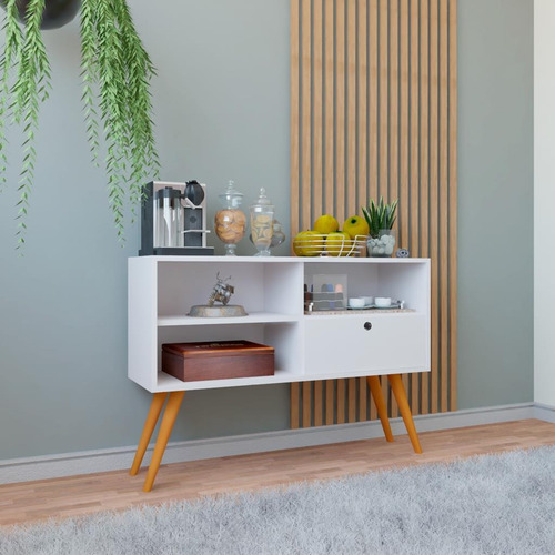 Coffee Corner Buffet, decoración de habitación de oficina, madera