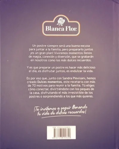 Libro Dulces Momentos Blanca Flor De Sandra Plevisani