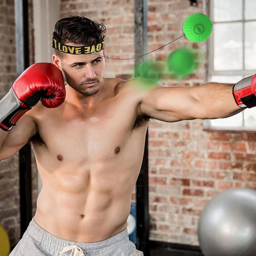 . Ejercicio Para Boxeo Con Banda Para La 2 Diadema 4 Pelota