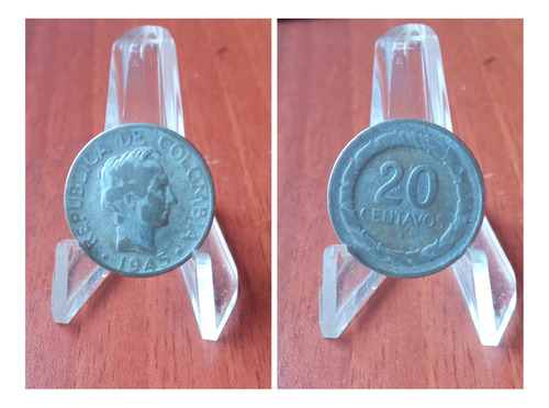 Colección De Monedas De 20 Centavos, Plata.