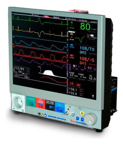 Monitor De Paciente Multiparamétrico Ecg/resp/spo2/pni