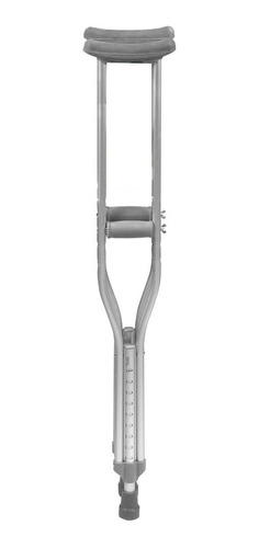 Imagen 2 de 6 de Muleta Ortopédica De Aluminio Con Altura Regulable Liviana