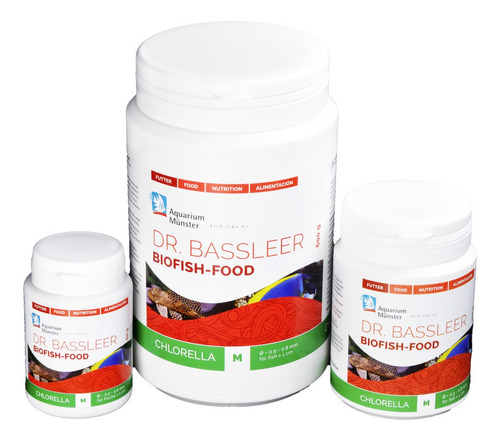 Ração Dr Bassleer Biofish Food Chlorella 150g L Herbivoros