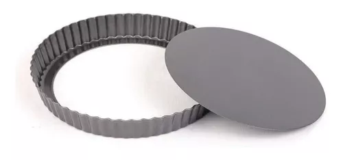 comprar Molde Tartera 26cm Base Desmontable Teflon Antiadherente Color Gris