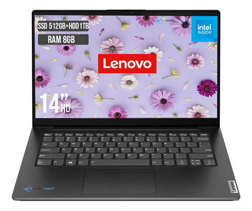 Portatil Lenovo Intel Dual Core Hdd 1tb + Ssd 512gb Ram 8gb