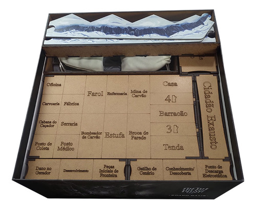 Organizador (insert Mdf) Para Frostpunk: The Board Game