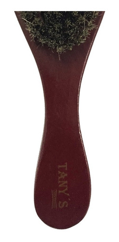 Cepillo Ovalado Madera Cerdas 100% Naturales Jabalí Br2971 Color Marrón