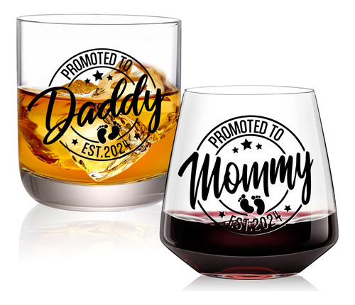 Vasos De Vino Y Whisky Para Papa Y Mama 2023, Regalos Para N