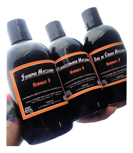 Kit Matizadores Para Cabellos Cobrizos 250 Cc X 3