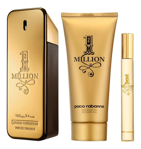 Set One Million Hombre Paco Rabanne 3 Piezas 