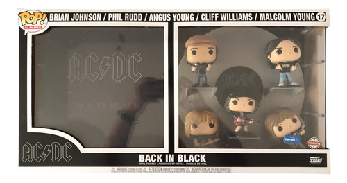 Funko Pop Album 17 Ac/dc Back In Black Ac Dc Walmart Exclusi (Usado)