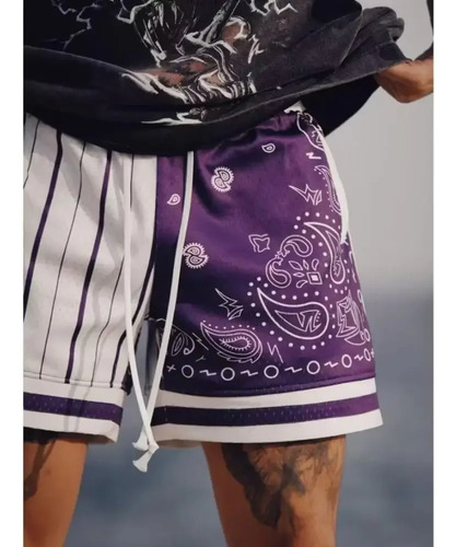 Pantalones Cortos Deportivos De Verano Con Malla De Balonces