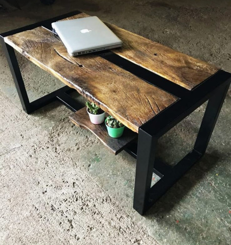 Mesa Ratona Estilo Industrial-rustica 