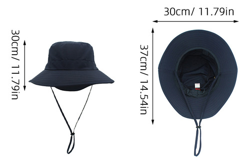 Sombrero Grande Transpirable De Ala Larga Con Protección Sol