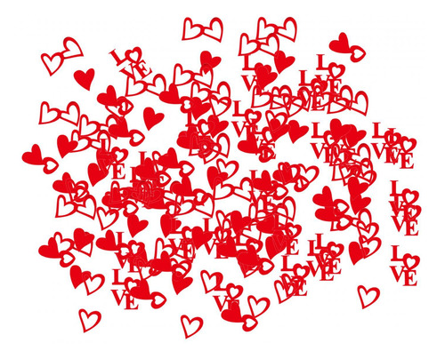 2 X 200 Piezas Confeti De Papel Del Día De San Valentín
