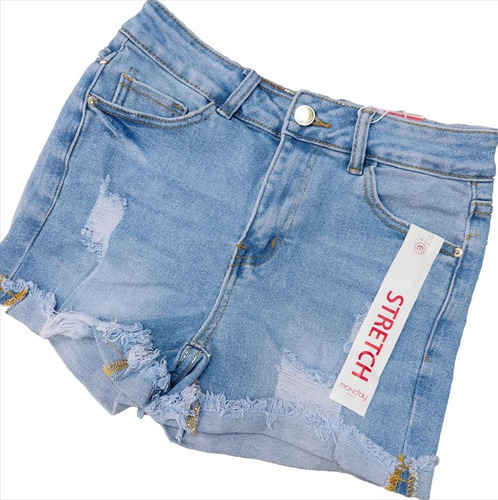 Shorts De Jean Stretch De Dama: ¡cómodos Y A La Moda!