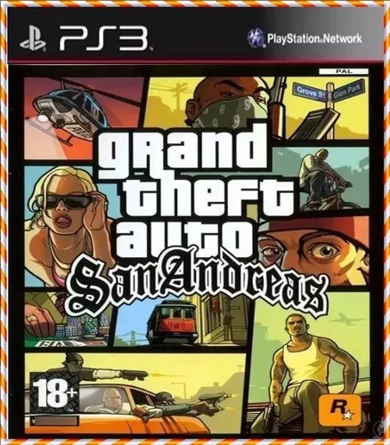 gta san andreas para ps3 em mídia digital