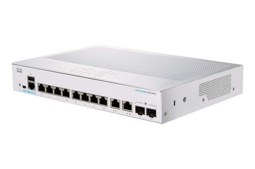 Switch Cisco Cbs350-8p-e-2g-br 8-port Ge Poe Ext Ps 2x1g