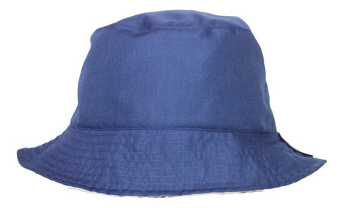 Bucket Hat Azul / Crema