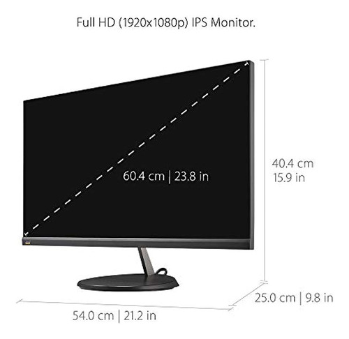 Viewsonic Vx2485-mhu Monitor De 24 Pulgadas 1080p Ips Sin Ma