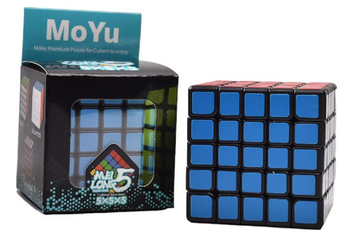 Cubo Rubik 5x5  Dim: 6x6x6cm Fondo Negro