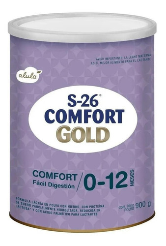 Imagen 1 de 1 de Leche de fórmula  en polvo  Aspen S-26 Alula Comfort Gold  en lata de 900g - 0  a  12 meses