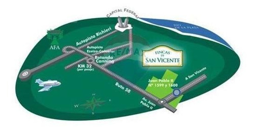 Imagen 14 de 21 de Terreno Con Fondo Al Golf En Barrio Fincas De San Vicente Golf - Lote - Canning - Venta