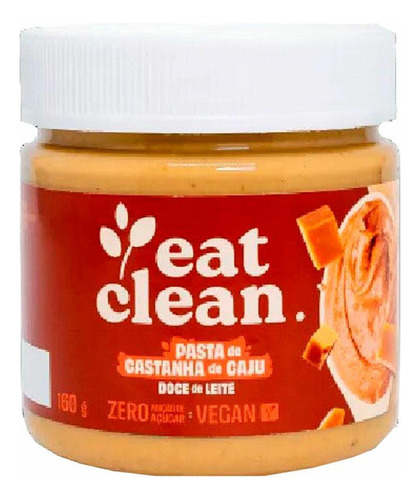 Pasta De Castanha De Caju Doce De Leite Eat Clean 160g