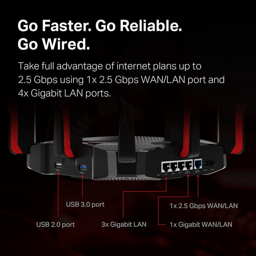 Enrutador Para Juegos Tp-link Ax6600 Wifi 6 (archer Gx90) -