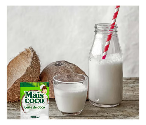 Leche De Coco Mais Coco 200 Ml.