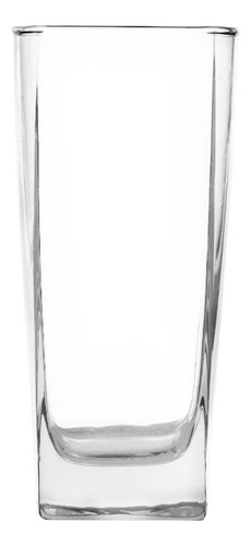 Set De 6 Vasos Vidrio Altos 390ml Tumbler Color Transparente