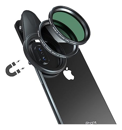 Filtros Cpl Polarizador Para Camara De iPhone 41mm