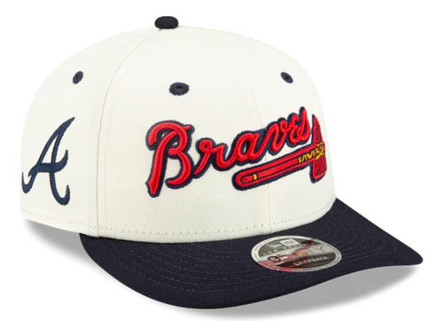 Gorro 9fifty Lp Atlanta Braves Felt X Mlb White